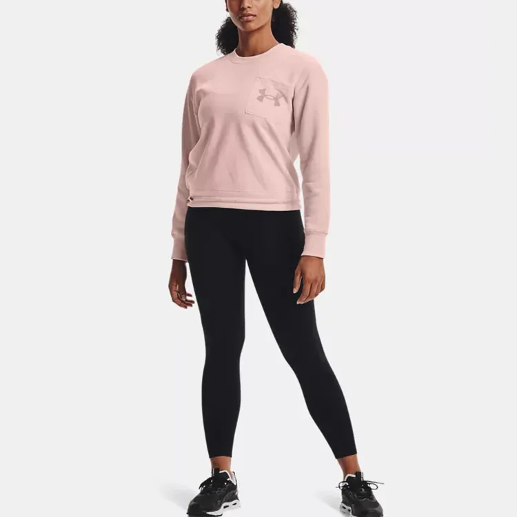 Under Armour Sweatshirt Winter Women's Pink-2