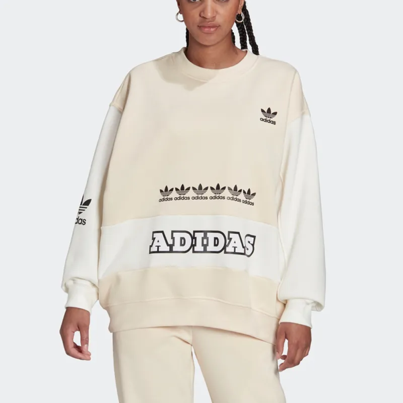 Adidas Originals Sweatshirt Women's Ecru-2