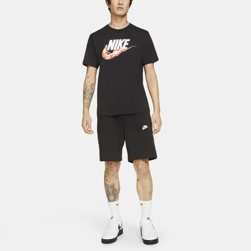 Nike T Shirts Men Black-2