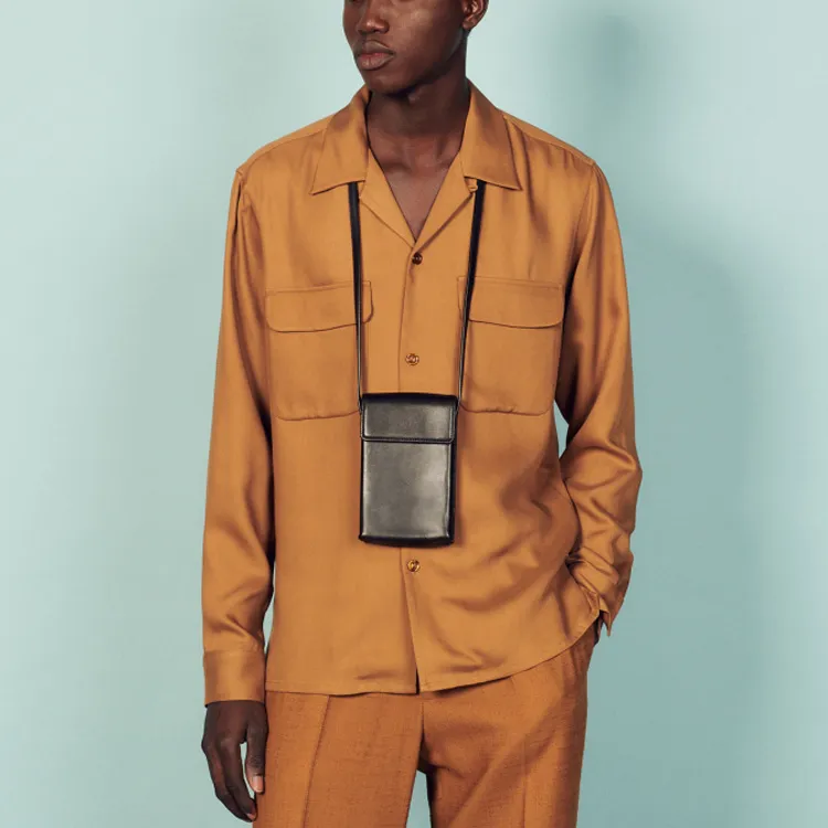 Sandro Shirts Men Camel-3