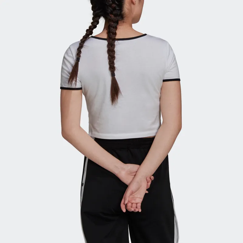 Adidas Originals T Shirt Women's White-3