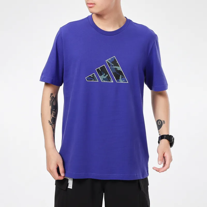 Adidas T Shirts Men Purple-2