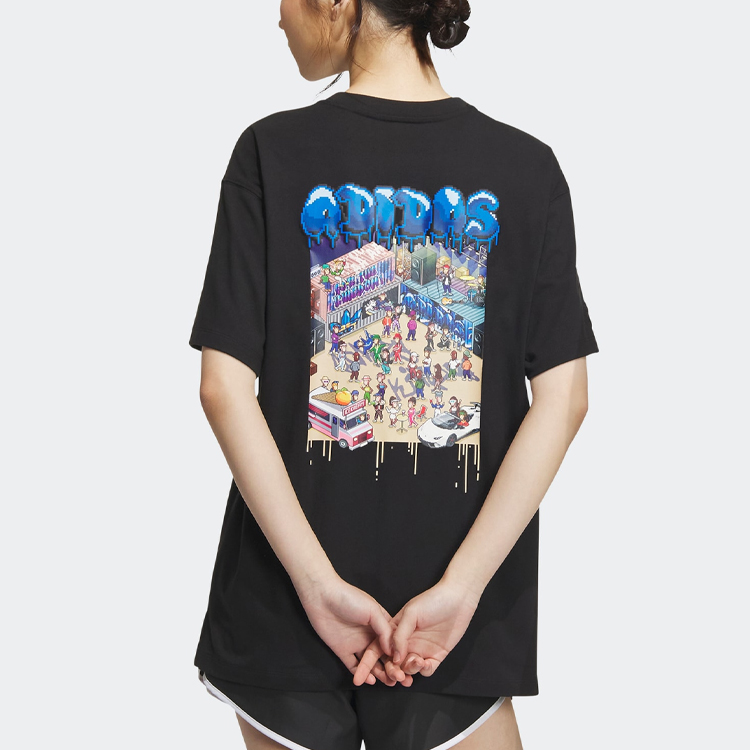 Tシャツ・カットソー adidas originals Monkey Kingdom Polo T-Shirt - PINK Adidas Originals Monkey Kingdom Polo Shirt Women's Pink