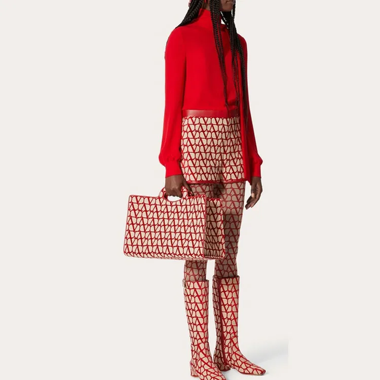 Valentino FW22 Jumpsuit Women's Red-3
