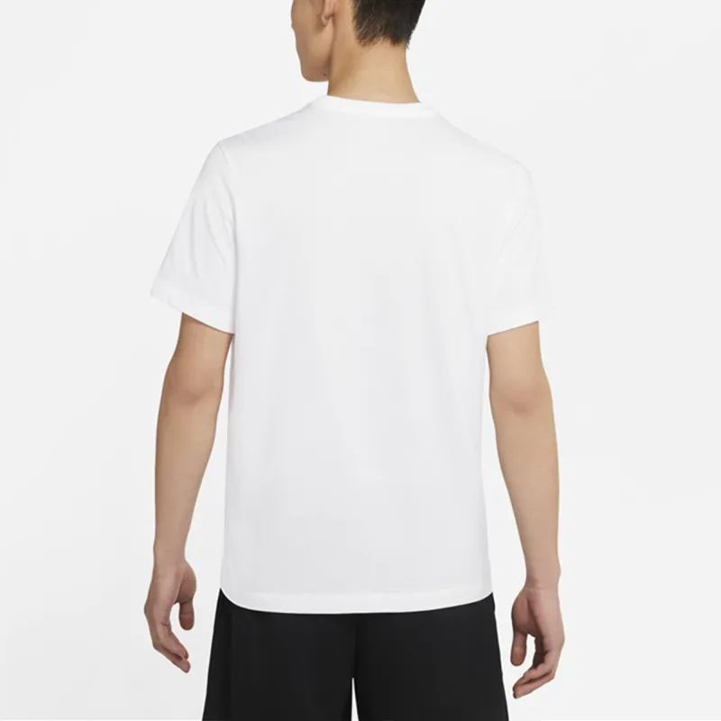 Nike Set in Sleeve T Shirt Men's White-3