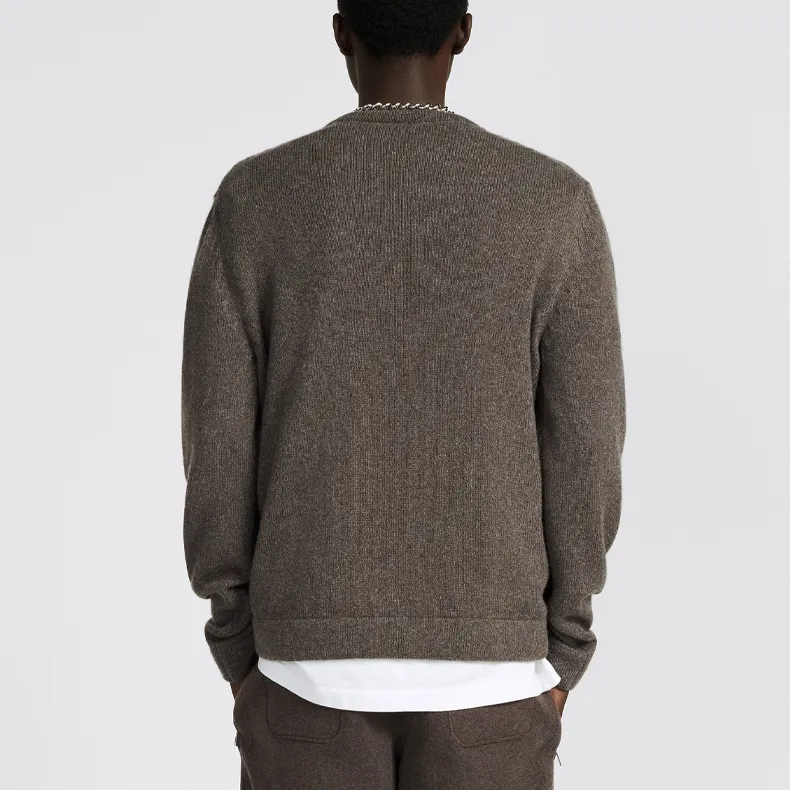 DIOR Cashmere Sweaters Men Brown-3