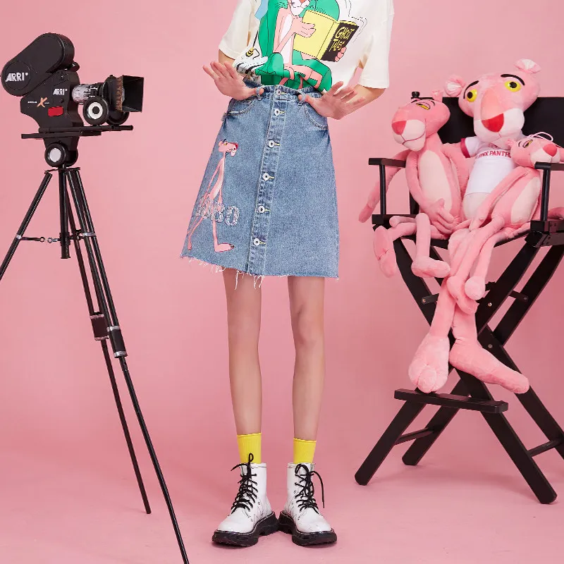 LALABOBO x PINK PANTHER Skirt Light Blue-5