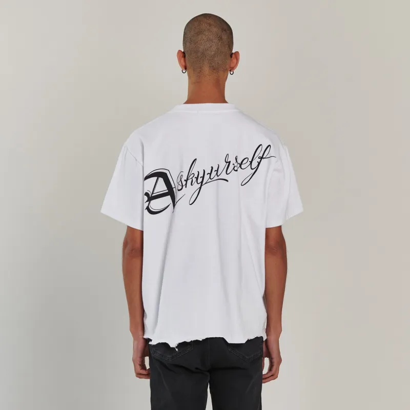 Askyurself T Shirt Unisex White-3