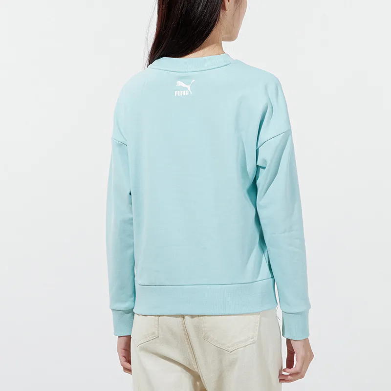 PUMA Vogue Sweatshirts Women's Sky Blue-3