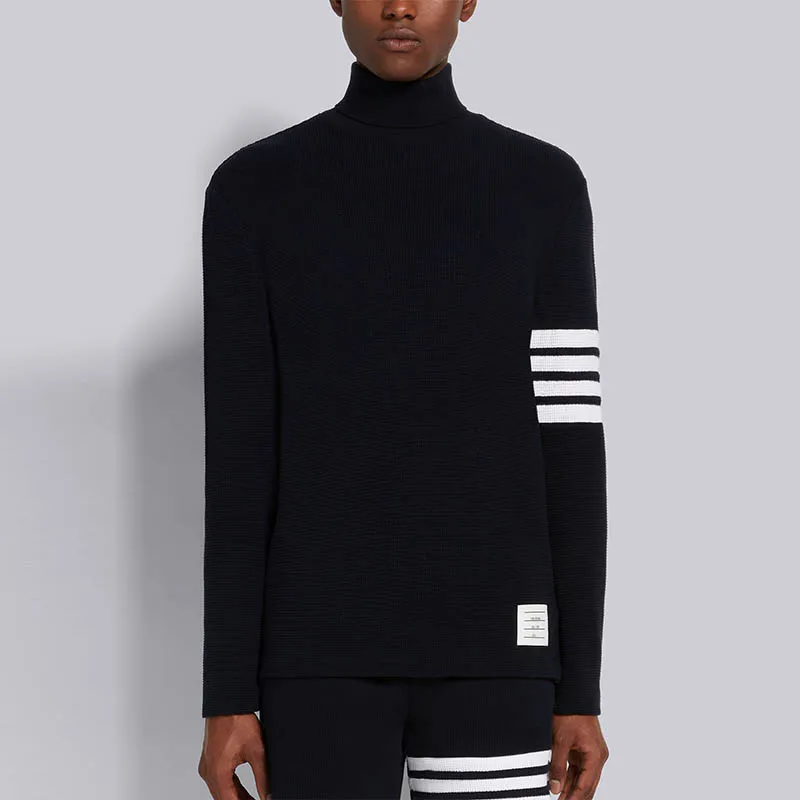 THOM BROWNE Sweaters Men Dark Blue-4