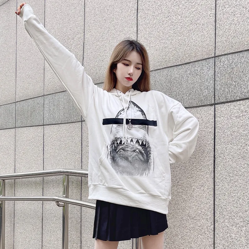MIRACLE KILL Hooded Loose Fit Regular Sweatshirt Fall And Winter Spring Unisex-4