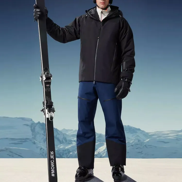 Moncler Ski Pants Men Blue-1