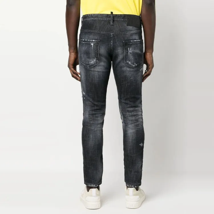 Dsquared2 Logo Patch Skinny Jeans-2