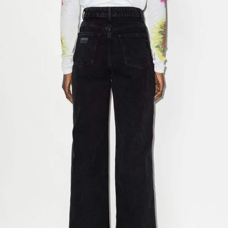 GANNI Jeans Women's Black-2