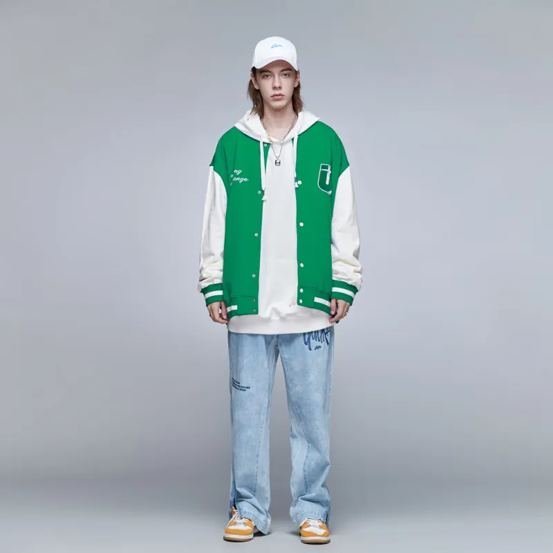 Guuka Baseball Jerseys Unisex Candy Green-2