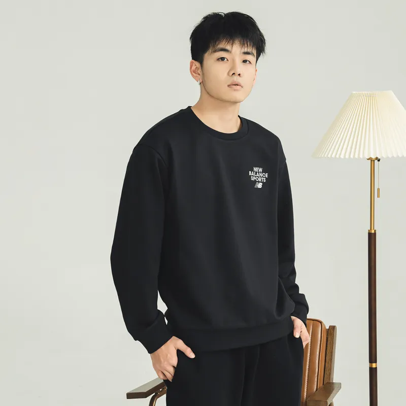New Balance Sweatshirt Unisex Black-4