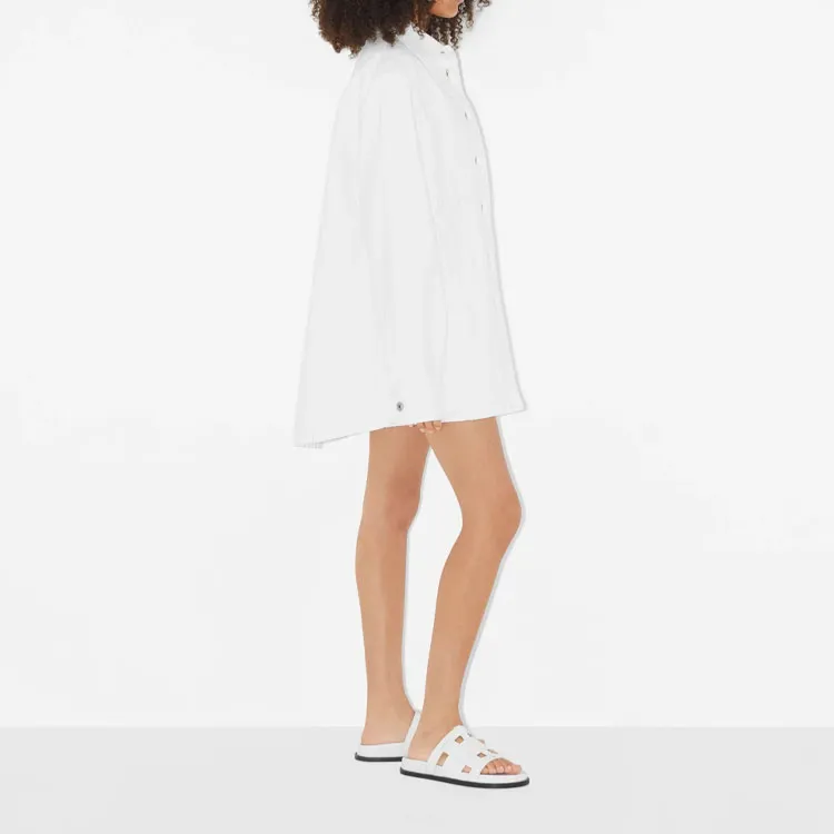 Burberry SS23 Casual Short Skirts Women's White-4