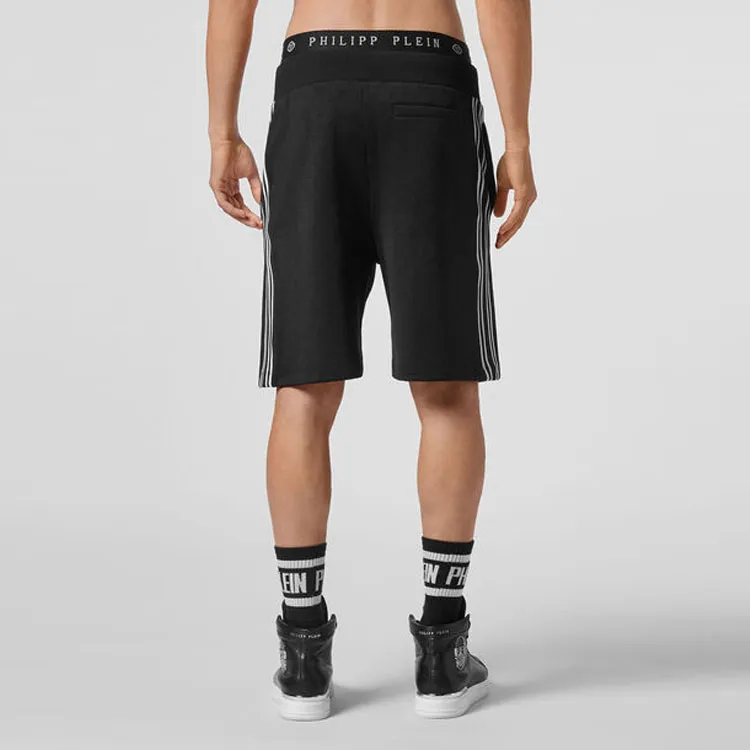 PHILIPP PLEIN Casual Shorts Men Black-1