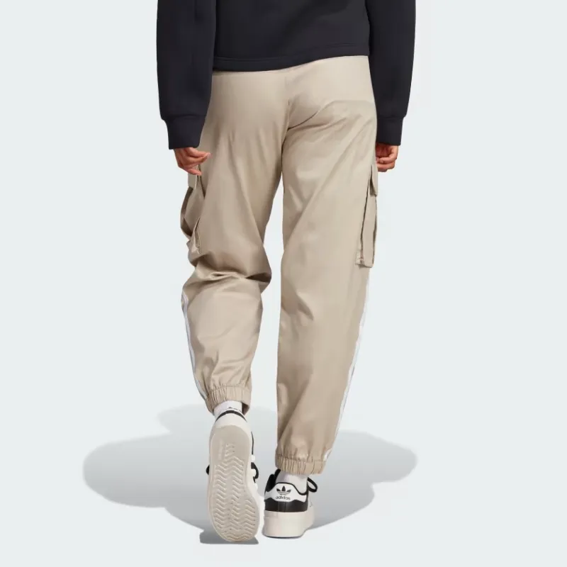 Adidas Originals CARGO PANTS Knitted Sweatpants Women's Beige-2