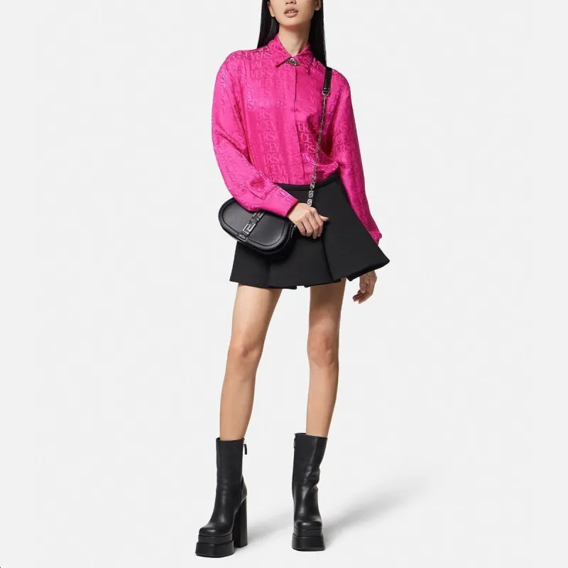 VERSACE Shirts Women's Rose Red-2