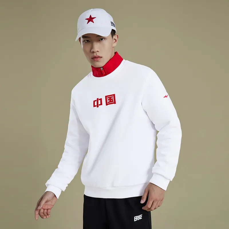 Erke Sweatshirts Men True White-4