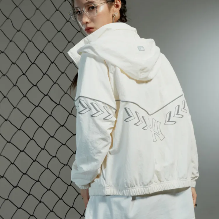 MLB New York Yankees Jackets Unisex Ivory White-4