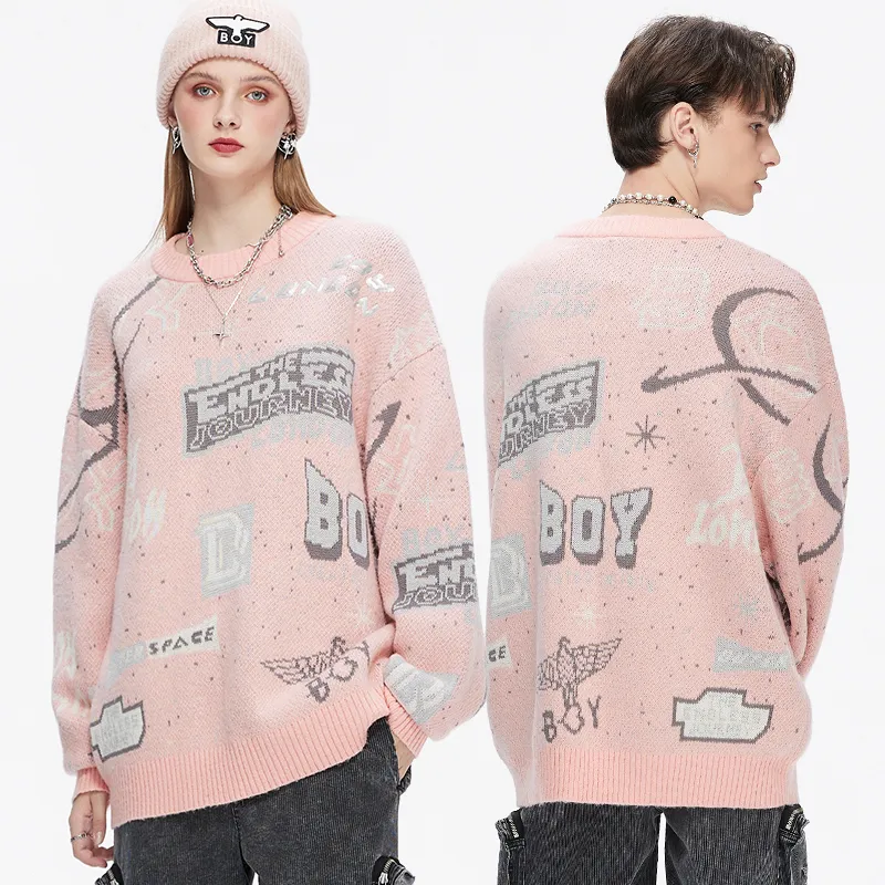 Boy London Sweaters Unisex Pink-6