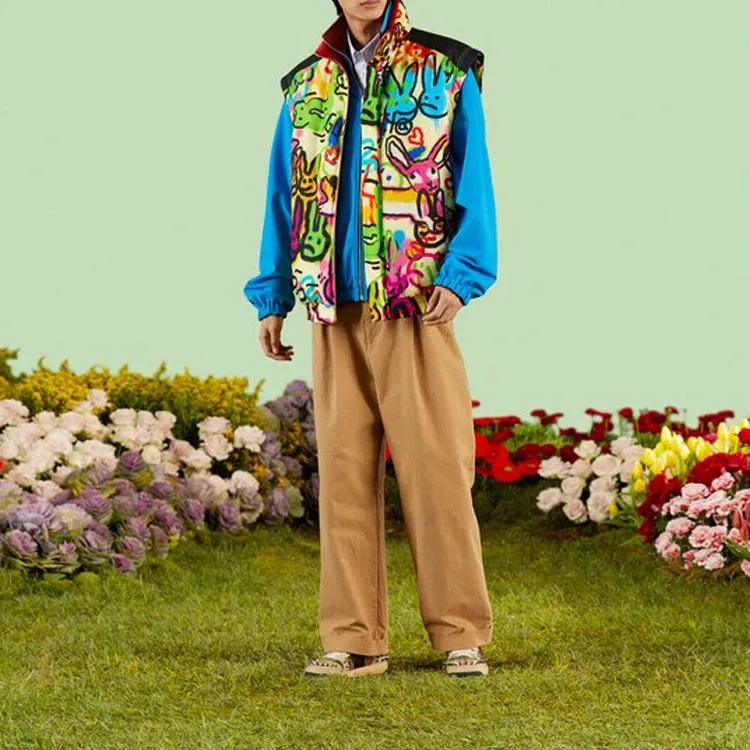 GUCCI Bunny Print Gilet-1