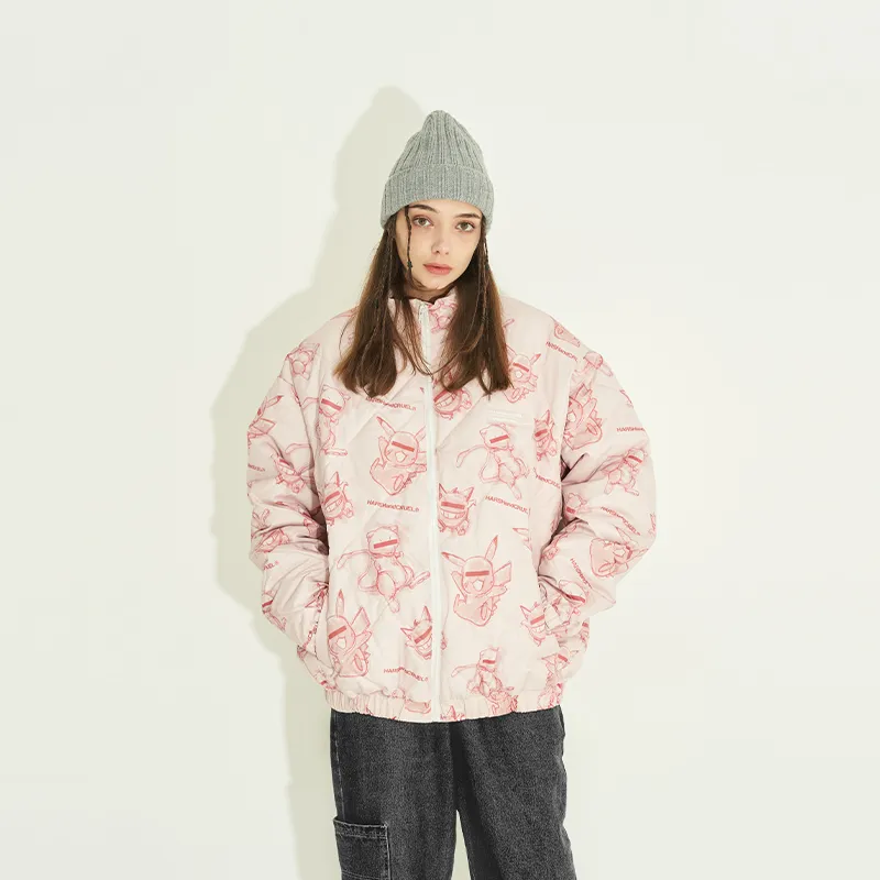 HARSH AND CRUEL Puffer Jackets Unisex-8