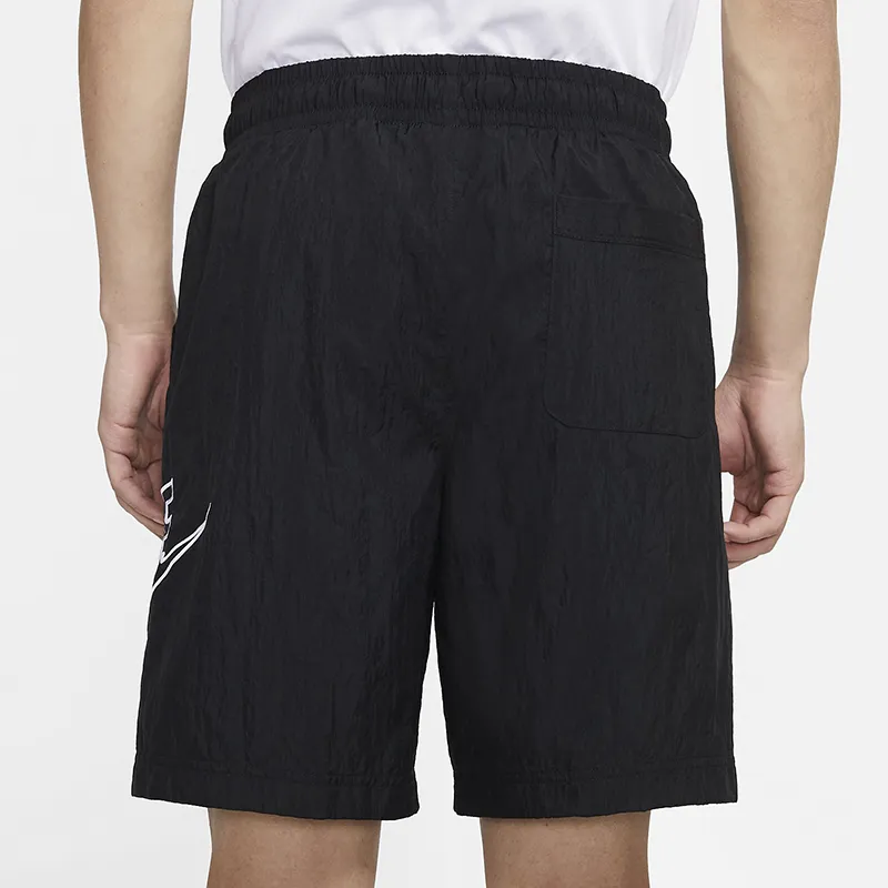 Nike Men Embroidered Casual Shorts Black-6