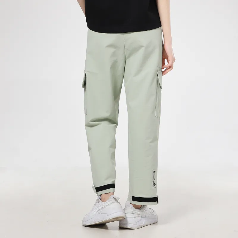 Adidas Casual Pants Women's Gray Green-4