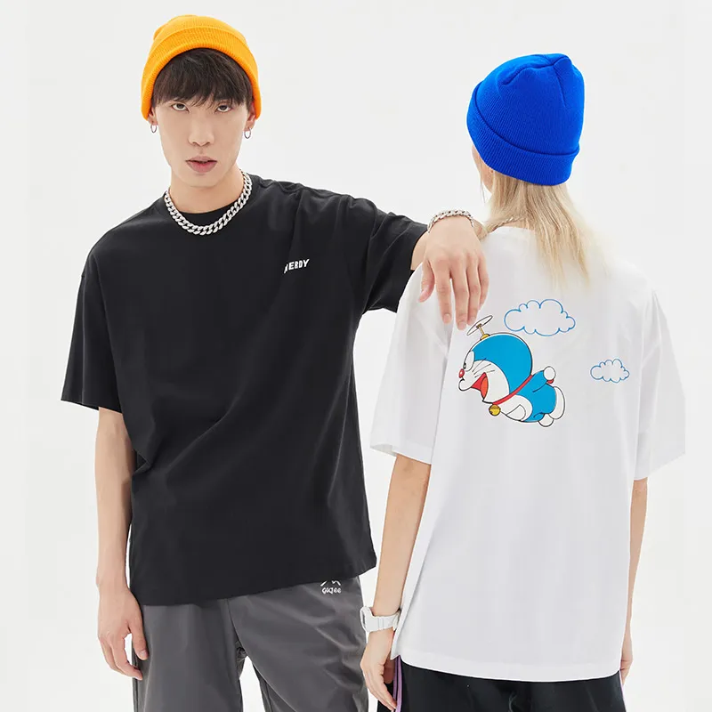 Doraemon X Nerdy X Doraemon Co Branding T Shirts Unisex-6