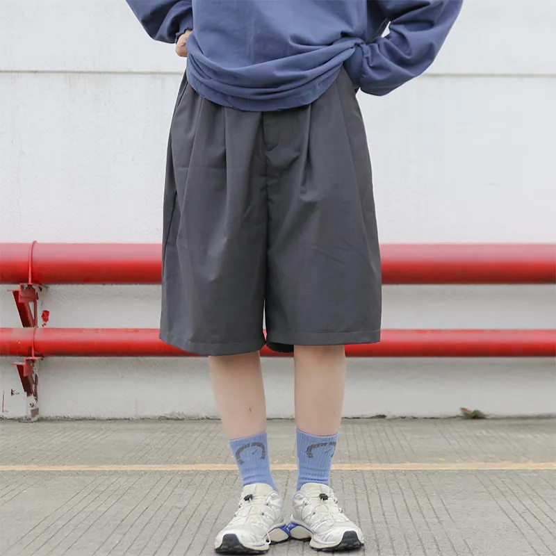 Saotome Casual Shorts Unisex Gray-4