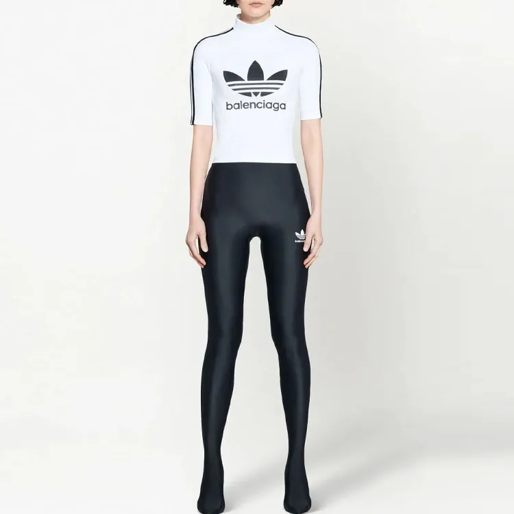 Balenciaga x Adidas Balenciaga X Adidas FW22 Regular T Shirt, Slim Fit Women's White-1