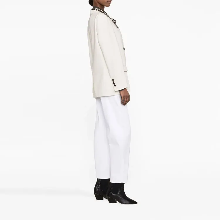 Brunello Cucinelli Scarf Detailed Tailored Blazer-3