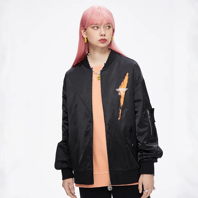 Boy London FW21 Loose Fit Jacket Unisex Black-2