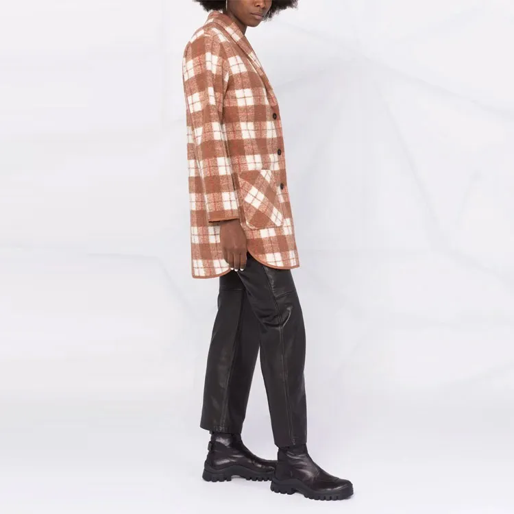 WOOLRICH Gentry Checked Coat-3