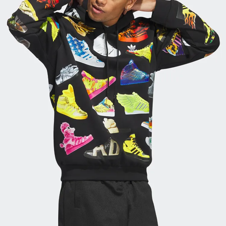 Adidas x JEREMY SCOTT Sweatshirt Men's Black-2