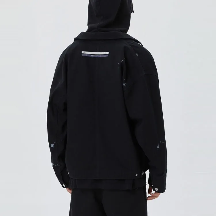 Attempt X GAP X ATTEMPT Jackets Unisex Black-4