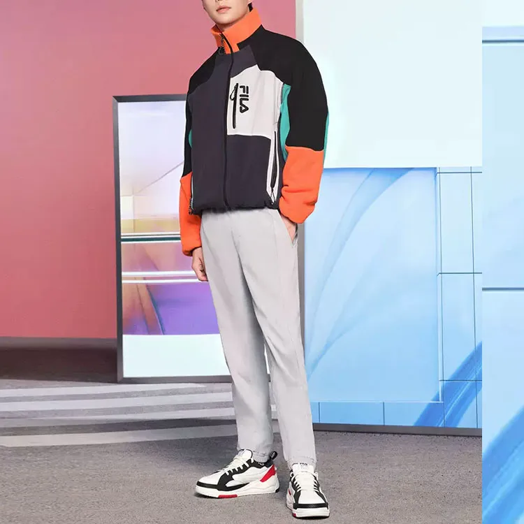 FILA Casual Pants Men Cement-4