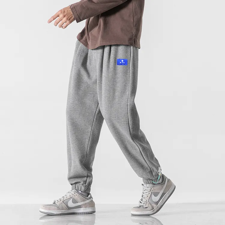 OLRIK Fall Winter Knitted Sweatpants Unisex-13