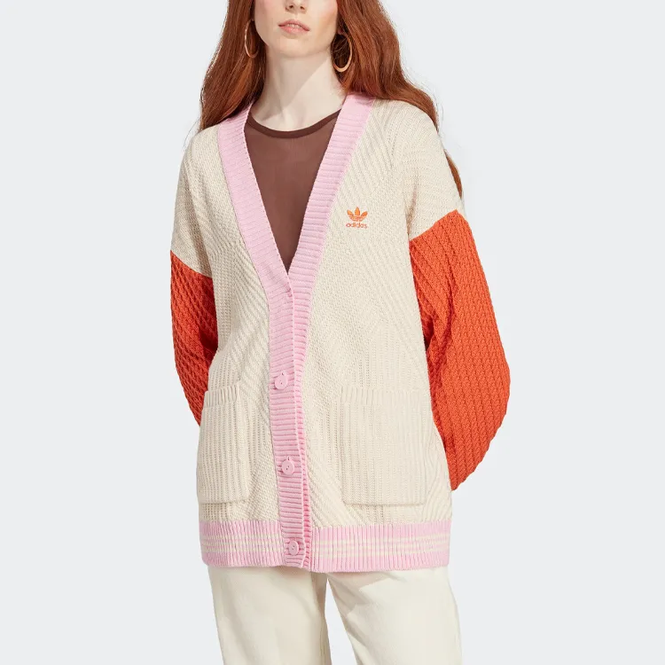 Adidas Originals SS23 Adicolor 70s Retro Series Knitwear Women's Wonder White-1