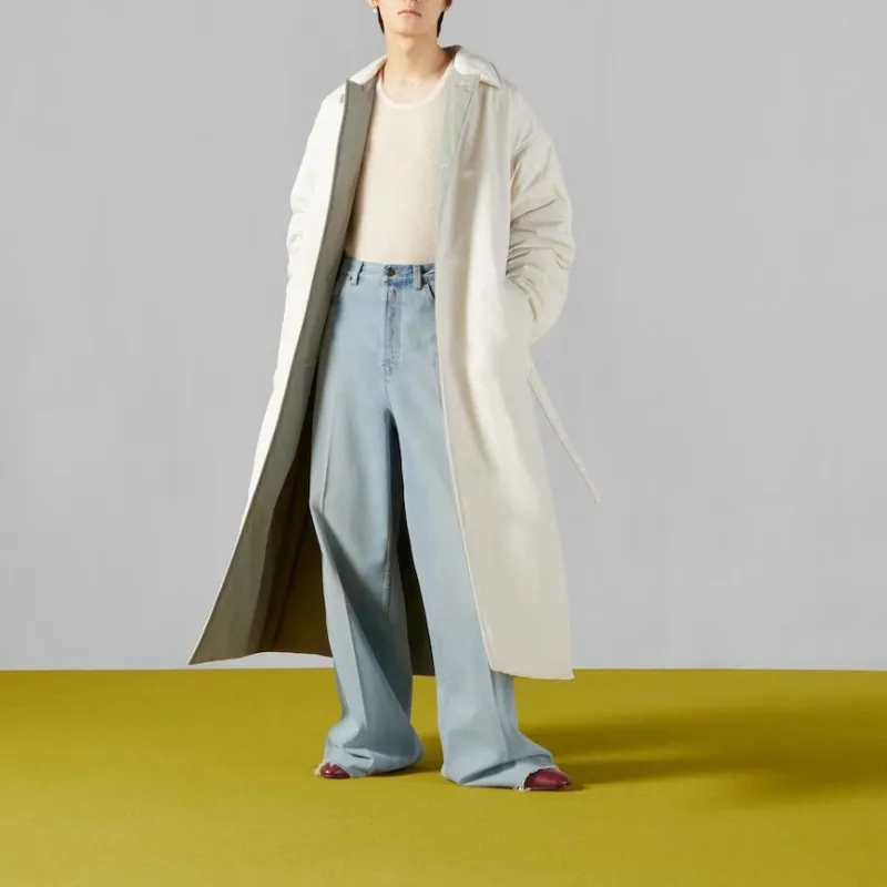 GUCCI Single Breasted Belted Waist Coat-2