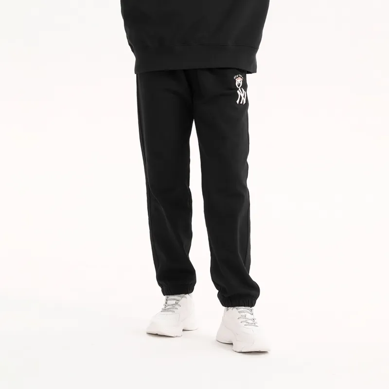 MLB New York Yankees Knitted Sweatpants Unisex Black-7