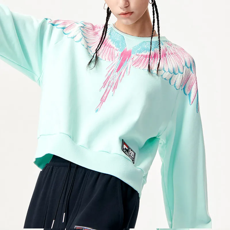 FILA FUSION x Marcelo Burlon Sweatshirt Women's Tranquil Green-2