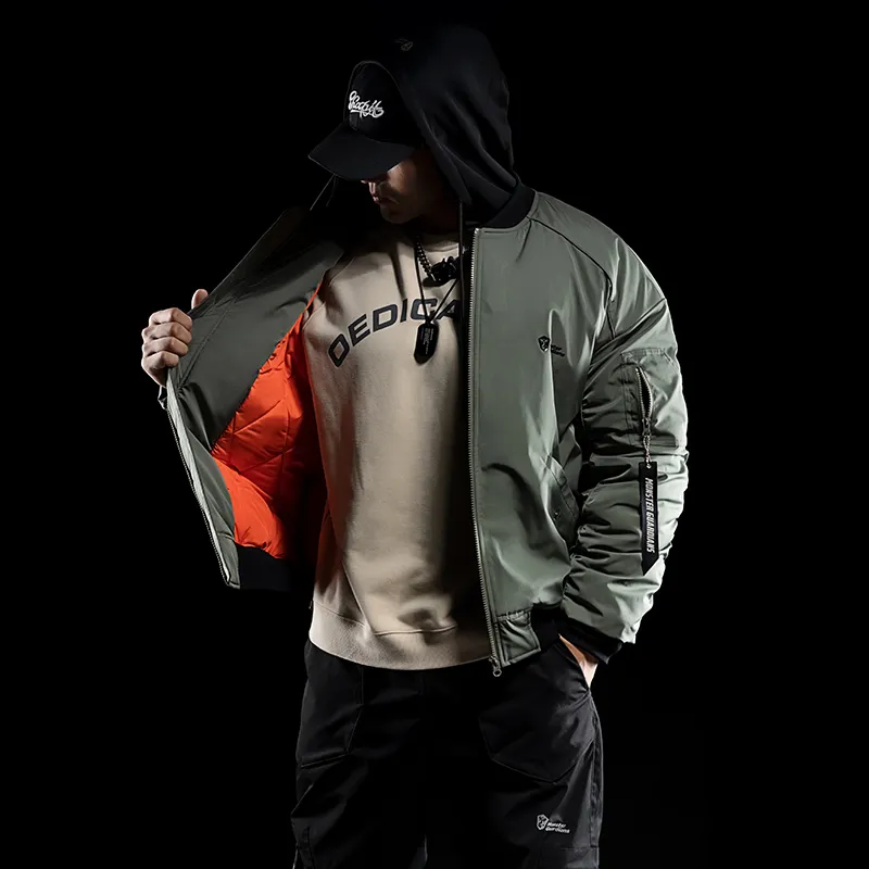 Monster Guardians Jackets Men Army Green-3
