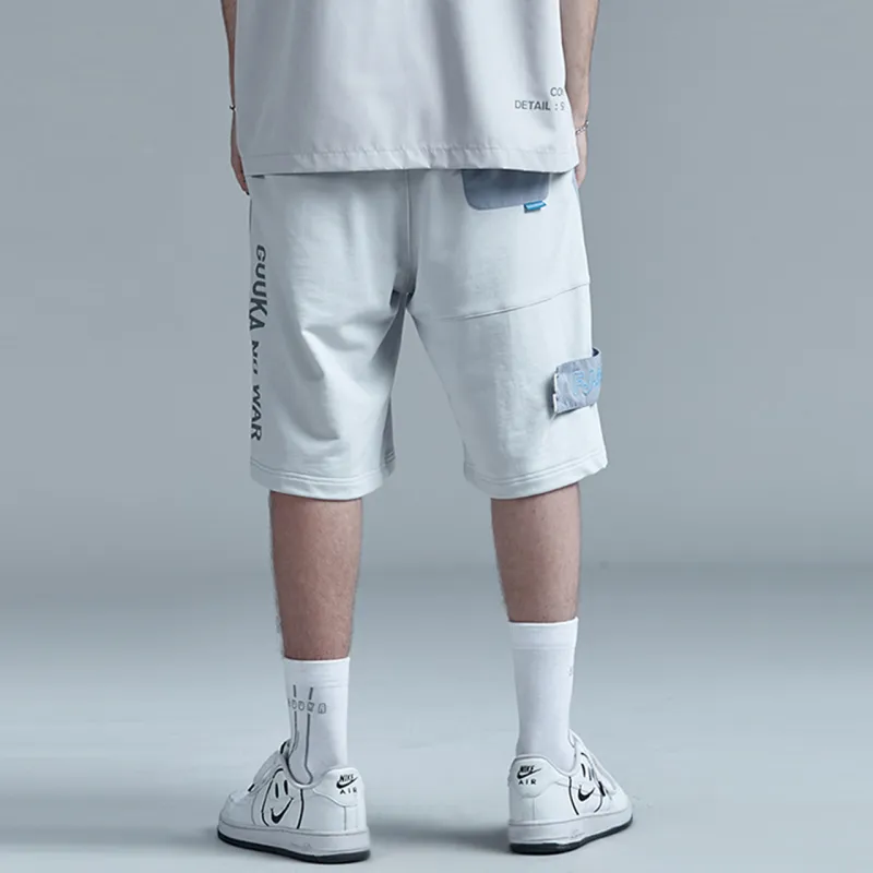 Guuka Cargo Shorts Men Gray-3