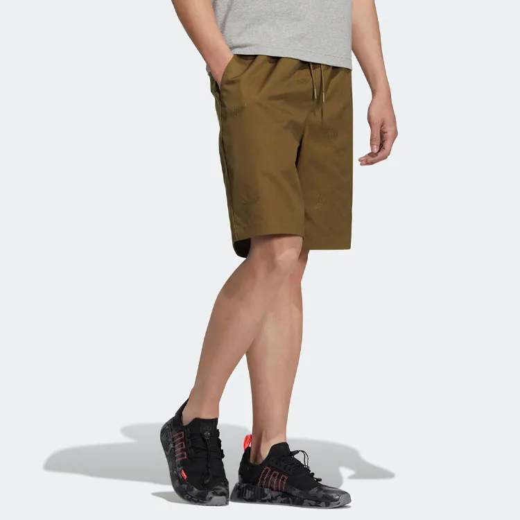 Adidas Originals Casual Shorts Men's Camel-1