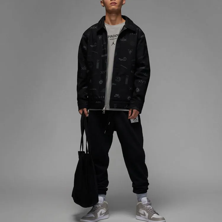 Jordan Flight Jackets Men Black-2
