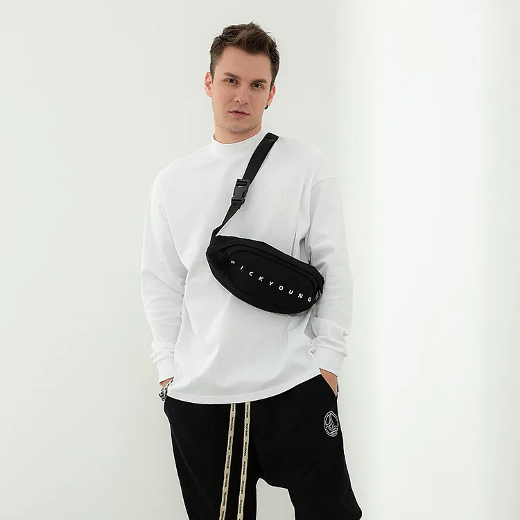 RICKYOUNG Straight Long-Sleeved T-Shirt Unisex White-6